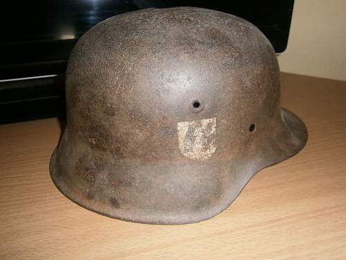 Courland Pocket SS Helmet... fair price for condition? 00