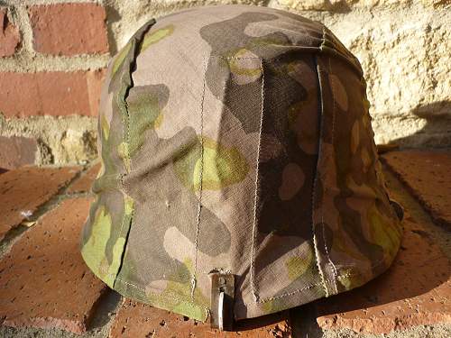 Waffen SS Helmet Cover for Review