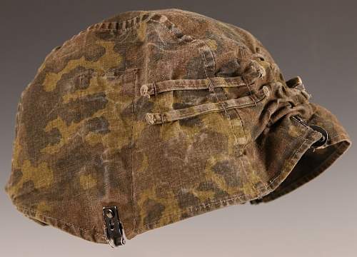 Waffen SS Helmet Cover - Real or Reproduction?