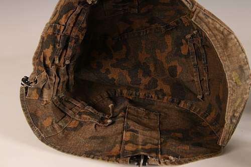 Waffen SS Helmet Cover - Real or Reproduction?