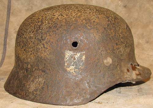 M40 Single decal SS Helmet