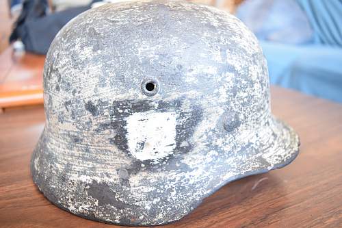 SS Helmet w/ Winter Camo