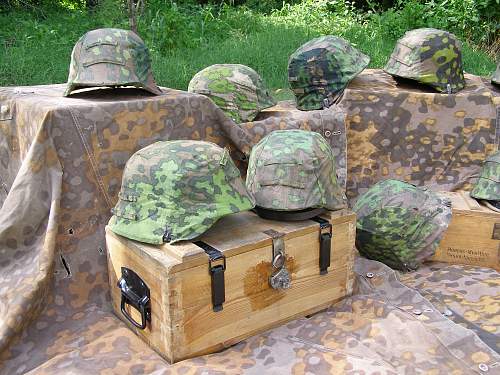 Un-Issued Waffen SS Type II Helmet Covers