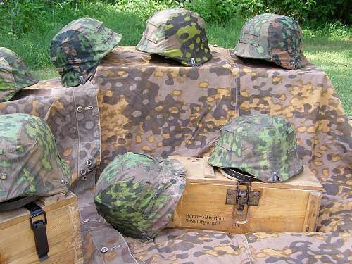 Un-Issued Waffen SS Type II Helmet Covers