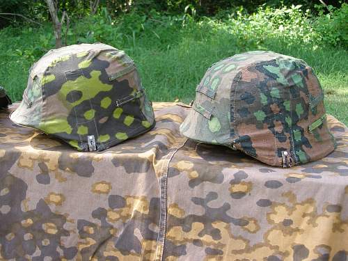 Un-Issued Waffen SS Type II Helmet Covers