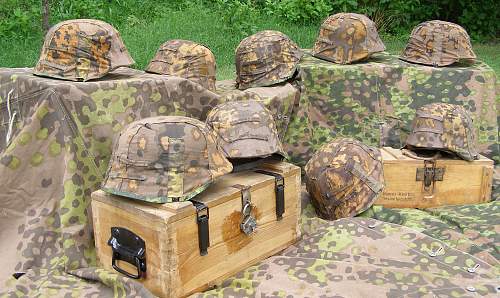 Un-Issued Waffen SS Type II Helmet Covers