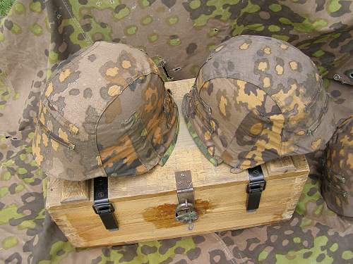 Un-Issued Waffen SS Type II Helmet Covers