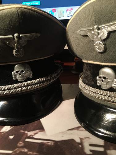 Waffen SS Visor Skull