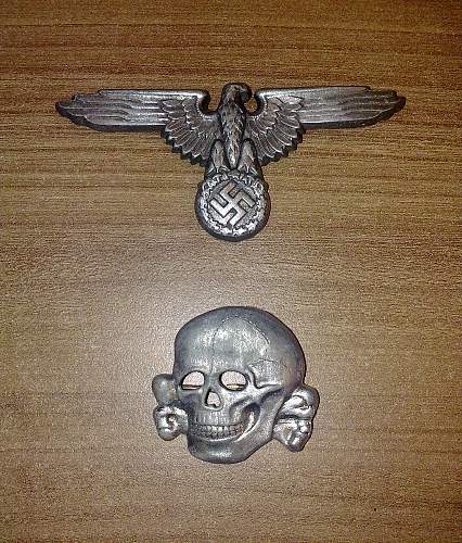 SS Skull &amp; Eagle marked SS 373/43