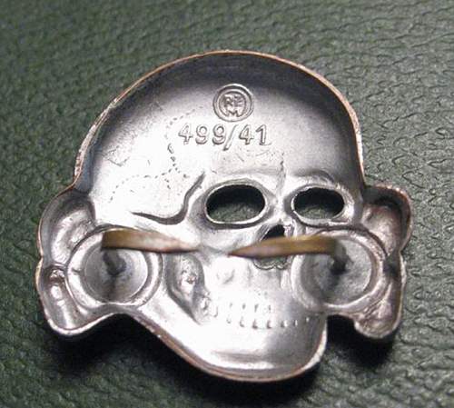 SS cap skull 499/41 original?