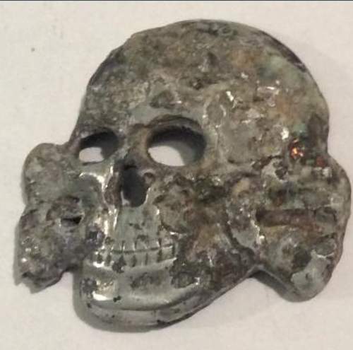 Relic SS totenkompf skull