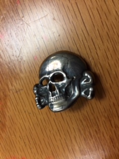 Totenkopf, elderly gentleman at flea market insisted it was real...i know....i know.......