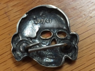 Totenkopf, elderly gentleman at flea market insisted it was real...i know....i know.......