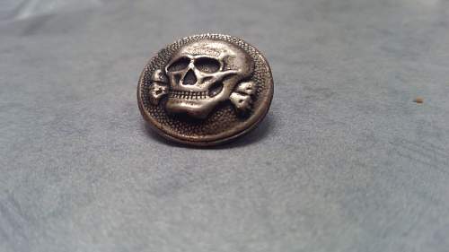 Totenkopf SS Button