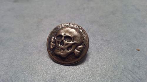 Totenkopf SS Button