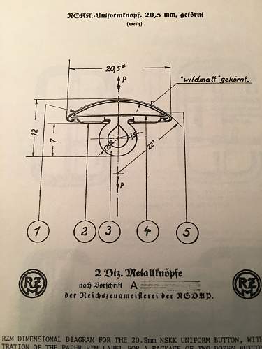 Totenkopf SS Button