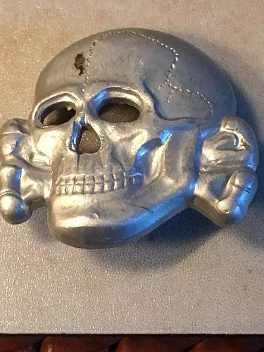 Totenkopf SS Button