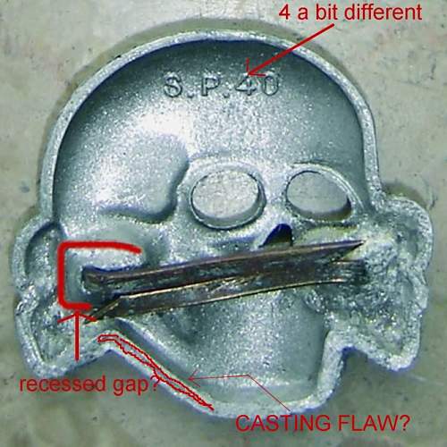 s.p.40 skull and M/8 eagle