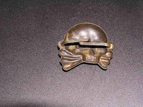 SS Visor cap Skull