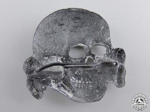 SS Visor Cap Skull â€“ Belgian Made?