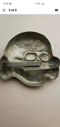 Totenkopf SS badge Real or fake?