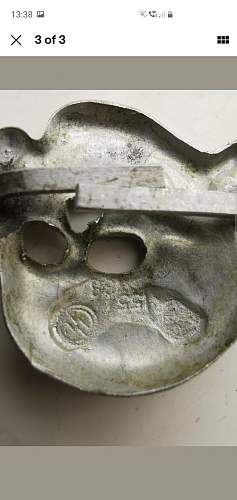 Totenkopf SS badge Real or fake?