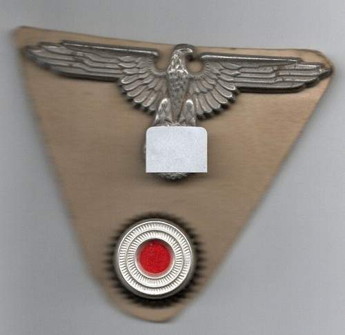 SS visor cap eagle.