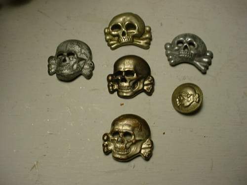 SS skulls,just have a few to show