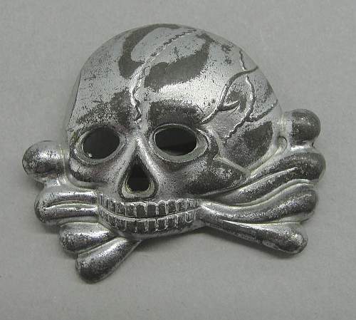 1929 style cap eagle and Jawless skull combination.