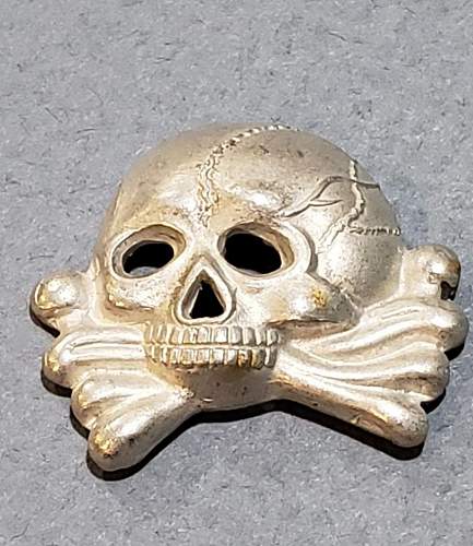 1929 style cap eagle and Jawless skull combination.