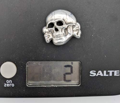 SS Cap Skull - RZM M1/52 - Deschler &amp; Sohn - Info / Authenticity?