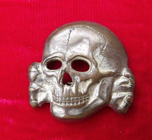 SS skull cap badge - RZM 499/41 real or fake?