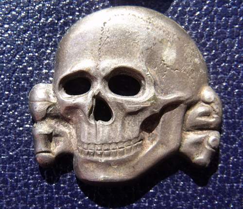 SS skull cap badge - RZM 499/41 real or fake?