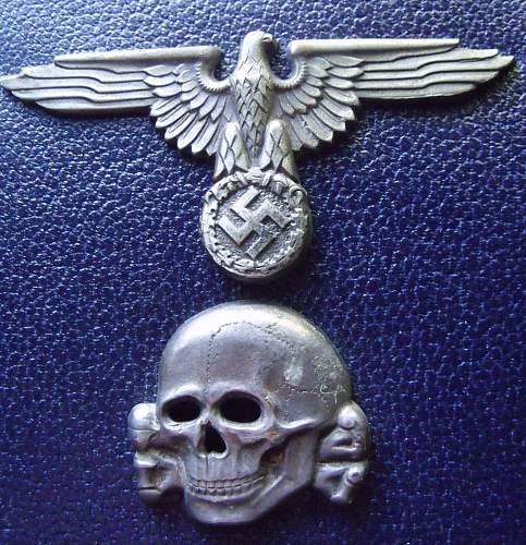 SS skull cap badge - RZM 499/41 real or fake?