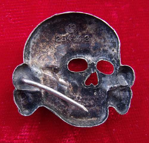 SS skull cap badge - RZM 499/41 real or fake?