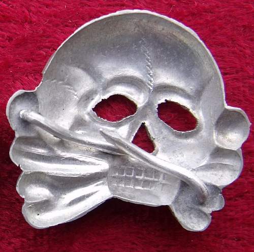 SS skull cap badge - RZM 499/41 real or fake?