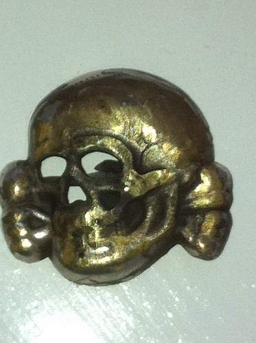 Totenkopf m1/52 Cap Badge