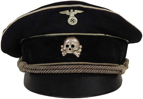 SS cap eagles and skulls