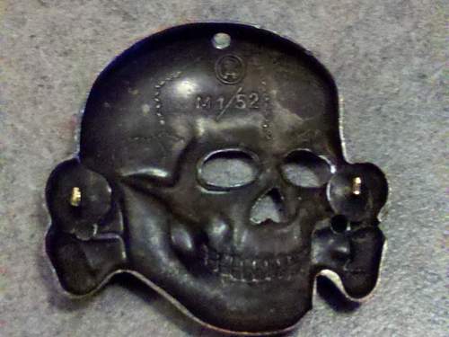 SS cap eagles and skulls