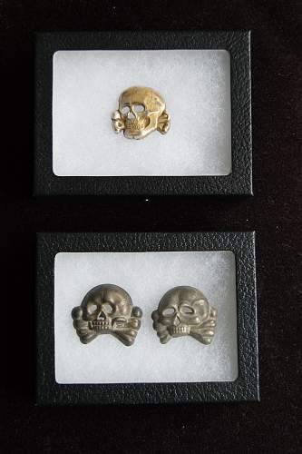 RZM M1/52 Totenkopf cap skull with a story