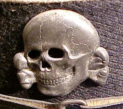 RZM M1/52 Totenkopf cap skull with a story