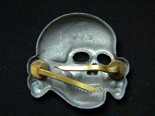 RZM M1/52 Totenkopf cap skull