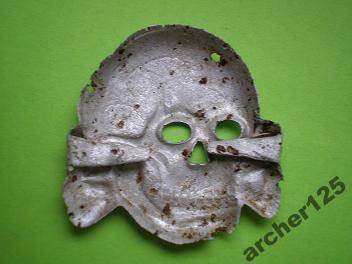 Is this an original Latvian made SS skull?