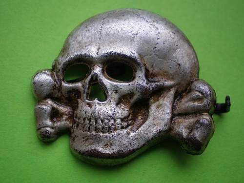 Its this skull orginal? Ges Gesch. marked