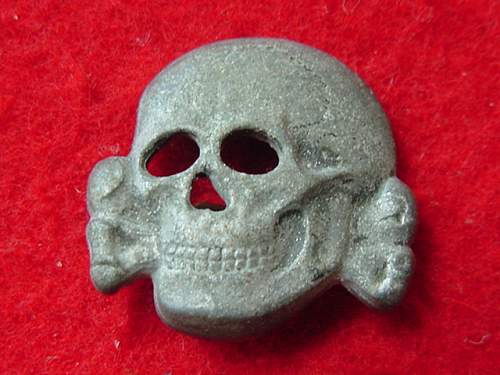 Rare SS skull marked S.P. 40