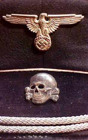 SS cap eagles and skulls