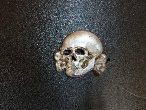 Neusilber alloy skull