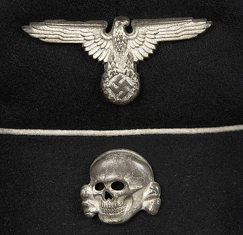 Unmarked SS cap eagle