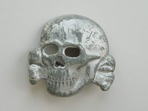 The Belgian made SS cap skull