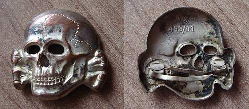 Skull Cap Badge RZM 499/41